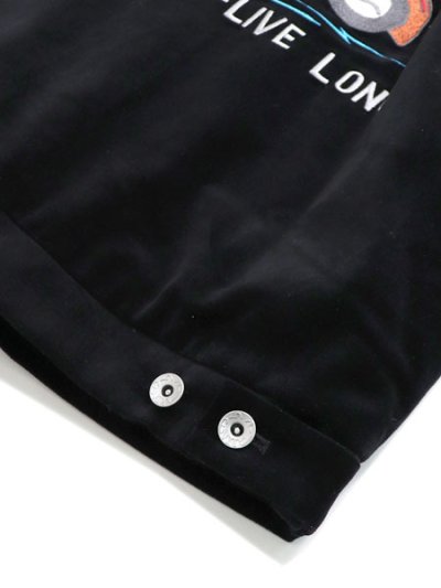 画像8: 【送料無料】EVISU VINTAGE PADDED WORK JACKET BLACK