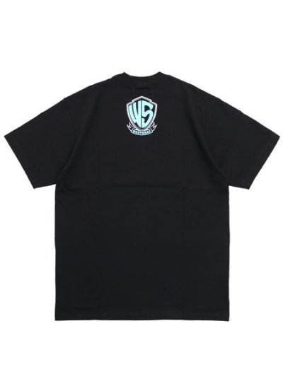 画像2: WEST WEAR WS LOGO TEE BLACK/TIFFANY/SILVER