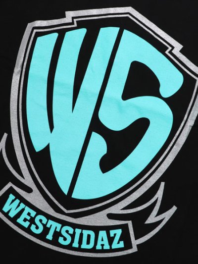 画像3: WEST WEAR WS LOGO TEE BLACK/TIFFANY/SILVER