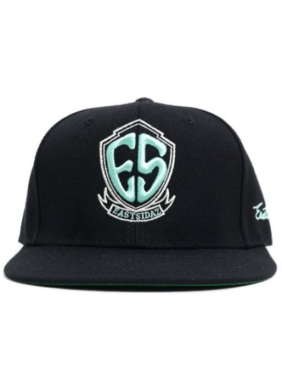 画像2: WEST WEAR ES LOGO CAP BLACK/TIFFANY/SILVER