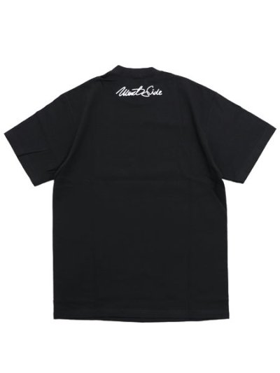画像2: WEST WEAR WS PAISLEY  LOGO TEE BLACK/WHITE/BLACK