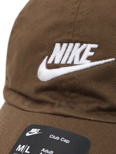 画像6: NIKE CLUB U CB FUT WSH L CAP-MOSSWOOD BRN/WHT