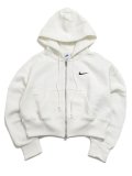NIKE WMNS PHNX FLC CROP FZ HDY-SAIL/BLACK
