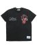 画像2: 【送料無料】ALMOST SOMEDAY NBA MIAMI HEAT TEE VINTAGE BLACK (2)