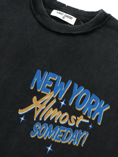 画像3: 【送料無料】ALMOST SOMEDAY NBA NEW YORK KNICKS TEE VINTAGE BLACK