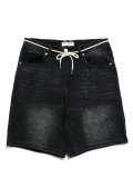 【送料無料】ALMOST SOMEDAY NBA CONFERENCE JORTS WASHED BLACK