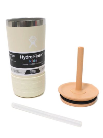 画像3: 【KIDS】Hydro Flask 12 OZ KIDS TUMBLER W/STRAW LID-COCONUT