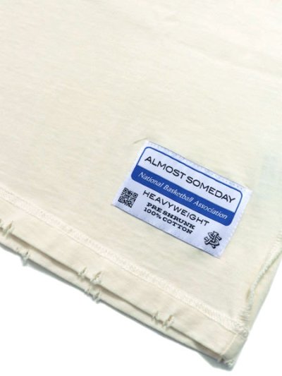 画像5: 【送料無料】ALMOST SOMEDAY NBA LOS ANGELES LAKERS TEE CREAM