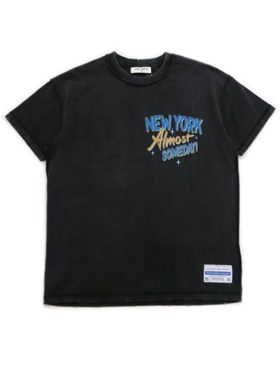 画像2: 【送料無料】ALMOST SOMEDAY NBA NEW YORK KNIKS TEE VINTAGE BLACK