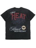 【送料無料】ALMOST SOMEDAY NBA MIAMI HEAT TEE VINTAGE BLACK