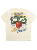 【送料無料】ALMOST SOMEDAY NBA NEW YORK KNIKS TEE CREAM
