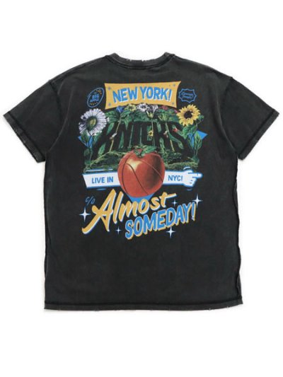 画像1: 【送料無料】ALMOST SOMEDAY NBA NEW YORK KNIKS TEE VINTAGE BLACK