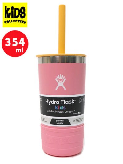 画像1: 【KIDS】Hydro Flask 12 OZ KIDS TUMBLER W/STRAW LID-DAHLIA