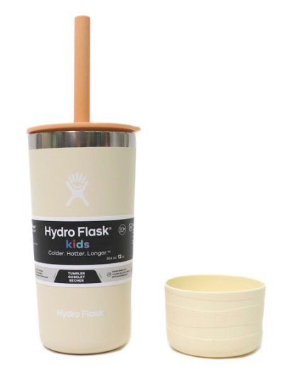 画像2: 【KIDS】Hydro Flask 12 OZ KIDS TUMBLER W/STRAW LID-COCONUT
