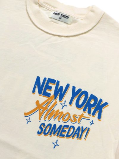 画像3: 【送料無料】ALMOST SOMEDAY NBA NEW YORK KNICKS TEE CREAM