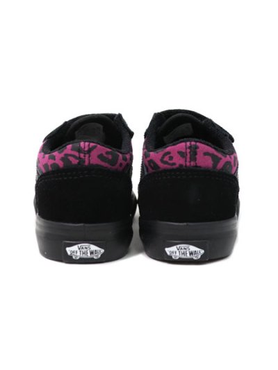 画像4: 【KIDS】VANS TODDLER OLD SKOOL V LEOPARD PINK/BLACK