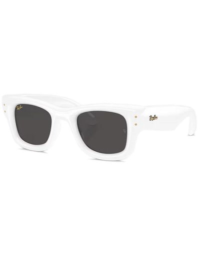 画像2: 【送料無料】Ray-Ban WAYFARER PUFFER POLISHED WHITE/ULTRA BLK