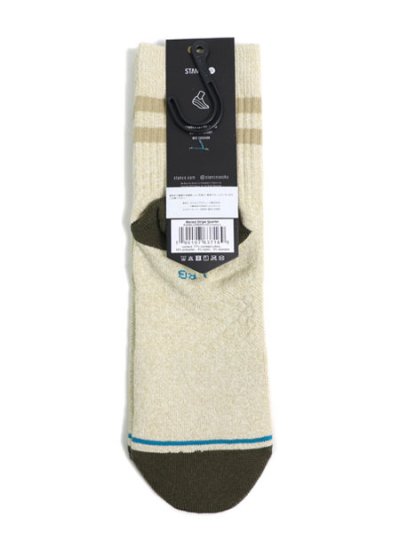 画像2: STANCE MARLED STRIPE QUARTER SOCKS IVORY
