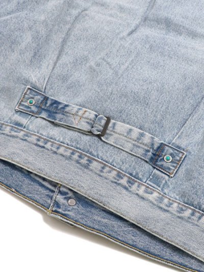 画像7: 【送料無料】LEVI'S TYPE I TRUCKER-TURQUOISE RIVET