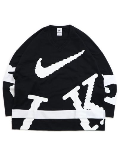 画像1: 【送料無料】NIKE CLUB HOCKEY JERSEY-BLACK/WHITE/WHITE