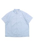 NIKE CLUB BTN S/S SHIRT OS-GHOST/WHITE