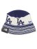 画像1: NEW ERA KNIT BUCKET DODGERS INDIGO BLUE/CHROME (1)