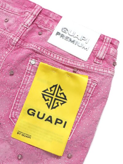 画像5: 【送料無料】GUAPI EMBELLISHED DENIM VINTAGE PINK