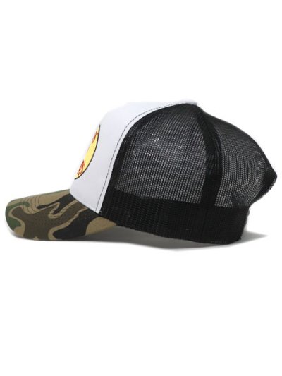 画像3: BASS PRO SHOPS EMB LOGO TWILL TRUCKER CAP WH/BK/GRN CAMO