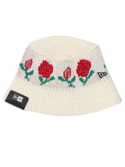 画像1: NEW ERA KNIT BUCKET ROSE CHROME