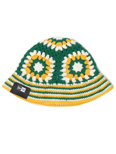 画像6: NEW ERA CROCHET KNIT BUCKET GREEN/YELLOW/WHITE