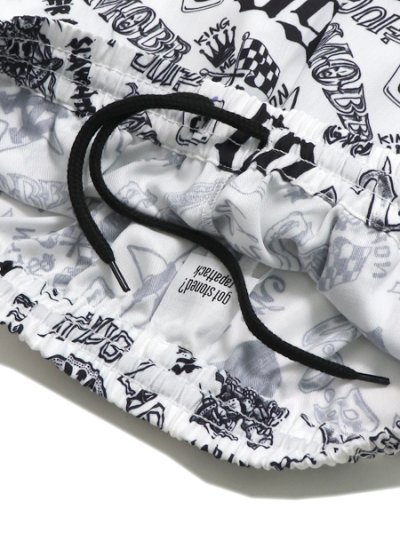 画像5: 【送料無料】Rap Attack RAPPER'S TATTOO SHORTS WHITE