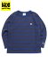 画像1: 【KIDS】CHAMPION KIDS BORDER L/S TEE-INK BLUE (1)
