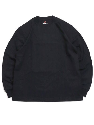 画像1: Hanes BEEFY L/S TEE 1P CREW NECK BIG SIZE