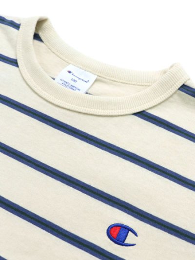 画像3: 【KIDS】CHAMPION KIDS BORDER L/S TEE-IVORY