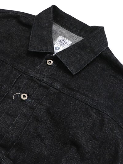 画像3: 【送料無料】POST OʼALLS EL RANCHERO 3 12oz DENIM BLACK DEEP WASH