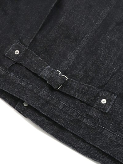 画像6: 【送料無料】POST OʼALLS EL RANCHERO 3 12oz DENIM BLACK DEEP WASH
