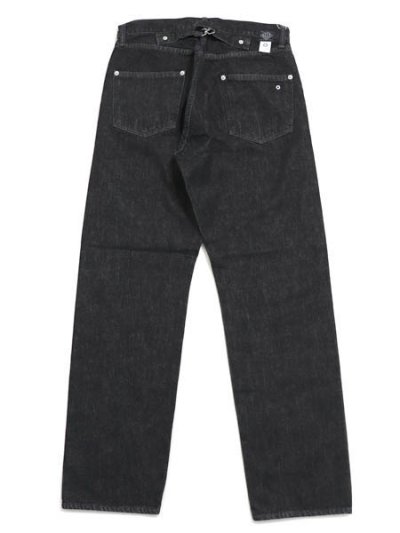 画像2: 【送料無料】POST OʼALLS No10 FIVE POCKET 12oz DENIM BK DEEP WASH