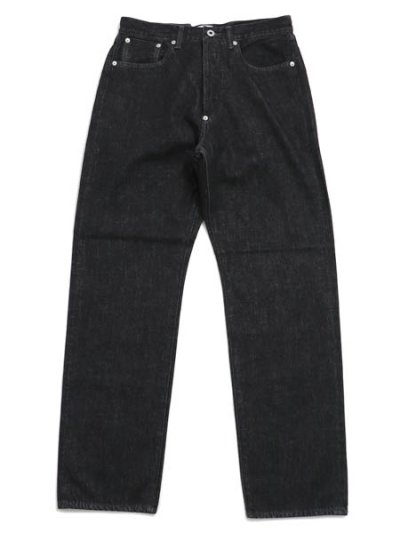 画像1: 【送料無料】POST OʼALLS No10 FIVE POCKET 12oz DENIM BK DEEP WASH