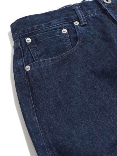 画像3: 【送料無料】POST OʼALLS No10 FIVE POCKET 12oz DENIM ID DEEP WASH