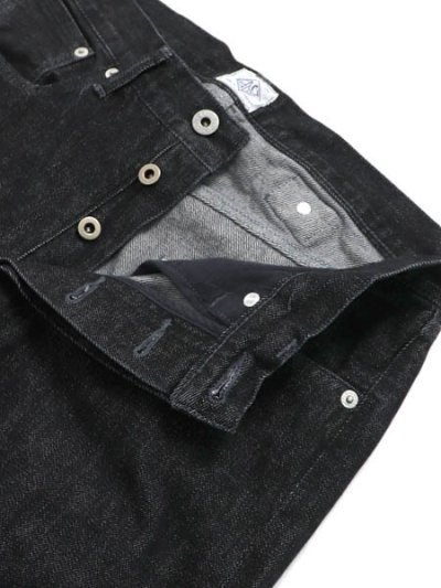 画像4: 【送料無料】POST OʼALLS No10 FIVE POCKET 12oz DENIM BK DEEP WASH