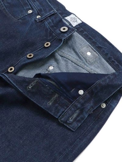 画像4: 【送料無料】POST OʼALLS No10 FIVE POCKET 12oz DENIM ID DEEP WASH