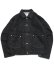 画像1: 【送料無料】POST OʼALLS EL RANCHERO 3 12oz DENIM BLACK DEEP WASH (1)
