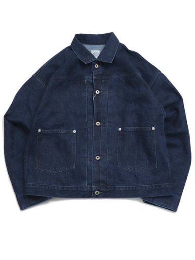 画像1: 【送料無料】POST OʼALLS EL RANCHERO 3 12oz DENIM INDIGO DEEP WASH
