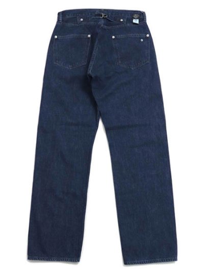 画像2: 【送料無料】POST OʼALLS No10 FIVE POCKET 12oz DENIM ID DEEP WASH