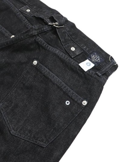 画像5: 【送料無料】POST OʼALLS No10 FIVE POCKET 12oz DENIM BK DEEP WASH
