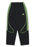【送料無料】ADIDAS TEAMGEIST TRACK PANT-BLACK/SIGNAL GREEN