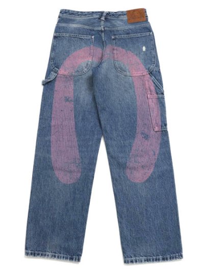 画像1: 【送料無料】EVISU VINTAGE WASHED DENIM INDIGO