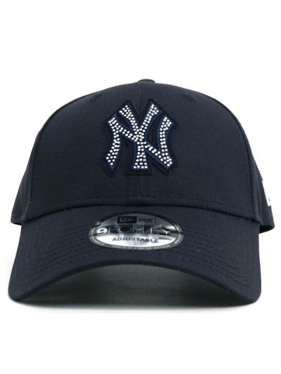 画像2: NEW ERA 9FORTY RHINESTONE YANKEES NAVY