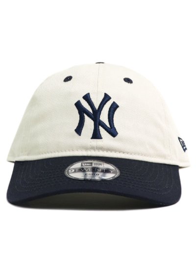 画像2: 【KIDS】NEW ERA CHILD 9TWENTY 2-TONE YANKEES IVORY/NAVY