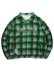 画像1: 【送料無料】ICECREAM APPLIQUE LOGO FLANNEL CHECK ZIP UP SHIRT (1)